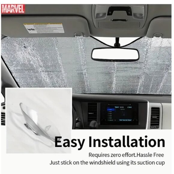 Deadpool Wolverine Windshield Sunshade Small or Medium NWT - Picture 5 of 8